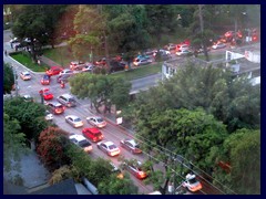  Views from Holiday Inn, Zona Viva 32 - huge traffic jam